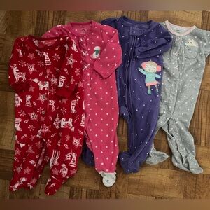 Carter's Kids fleece Pajama bundle - 6 months